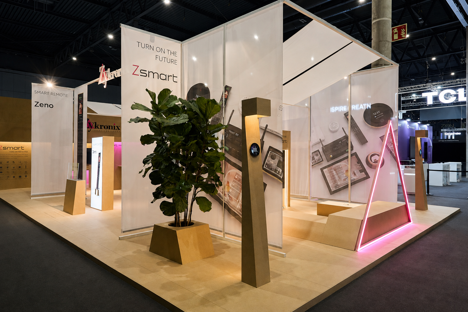 Zykronix booth at ISE 2025