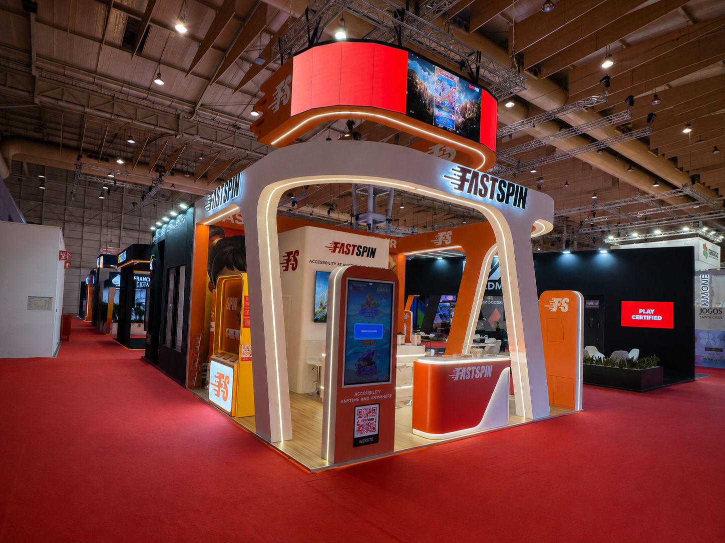 Fastspin booth at SBC Summit Lisbon 2025