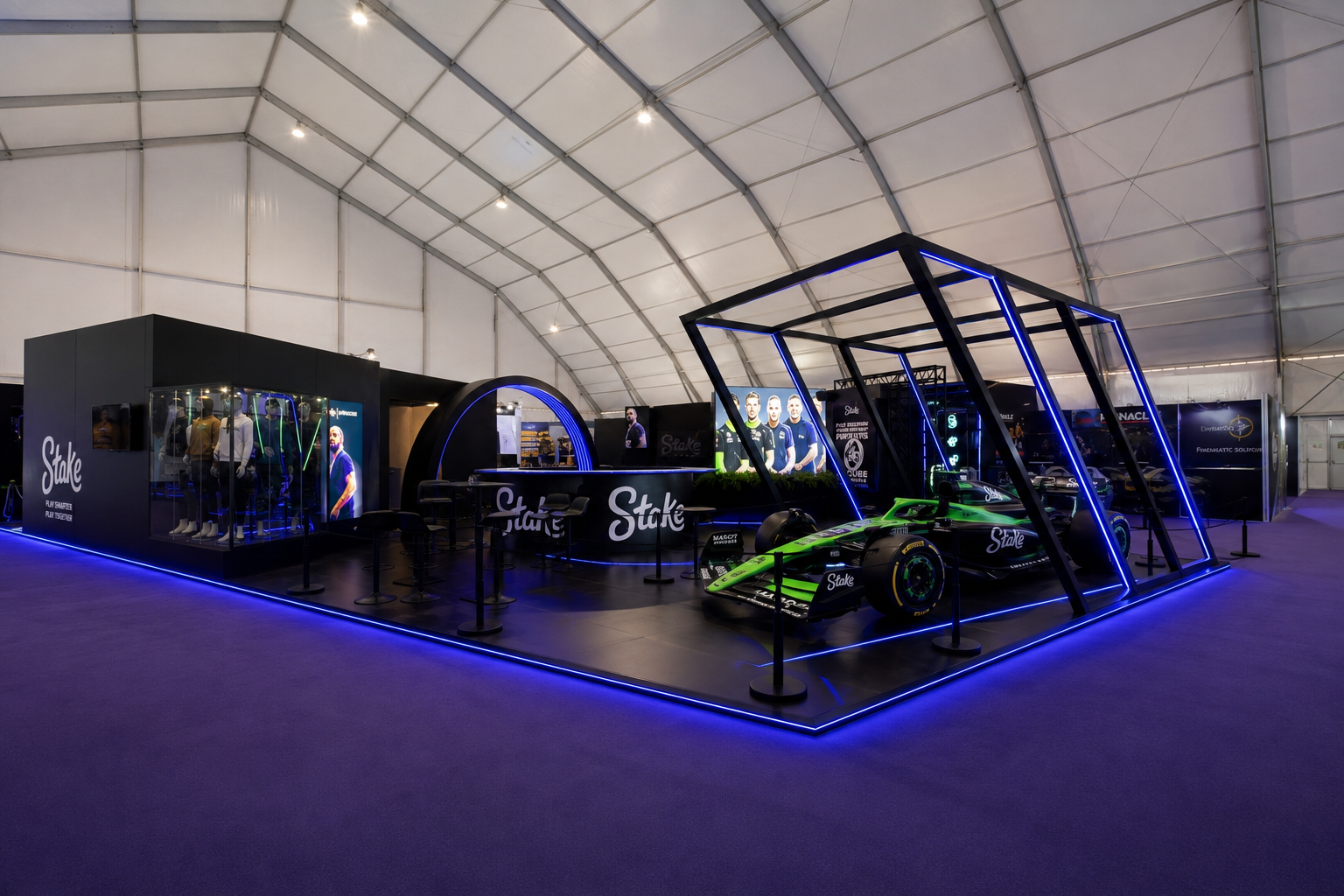 Stake booth at SBC Summit Lisbon 2025