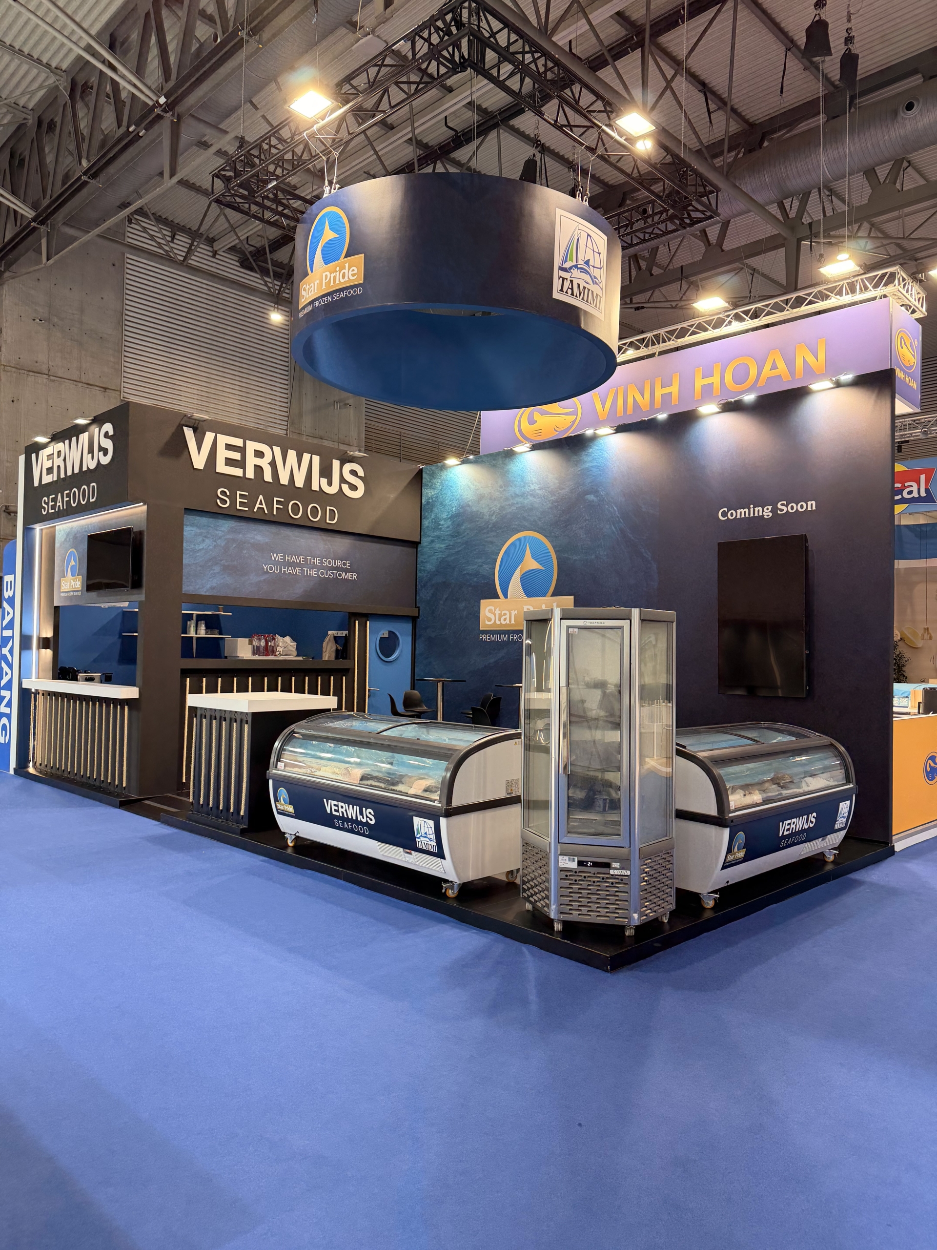 Verwijs Seafood booth at Seafood Expo Global 2026