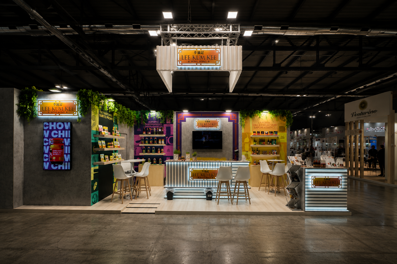 Lee Kum Kee booth at Tuttofood 2025