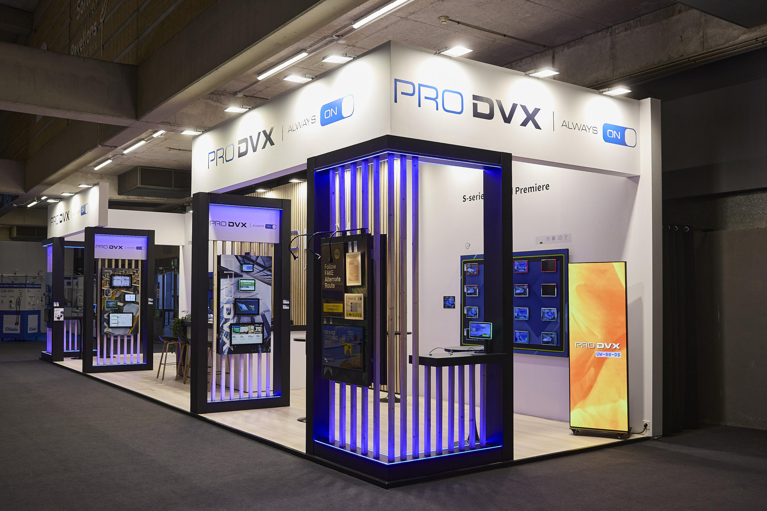 ISE exhibition stand